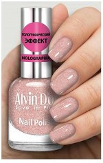 Alvin D`or Лак д/ногтей  ADN-07 Голографический т.702 Розовый нюанс 15мл. /12/