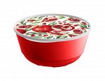 &quot;Bergamo&quot; Миска &quot;Гранат&quot; 1л с крышкой