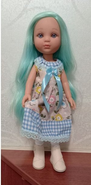 Куклы Берхуан без одежды Ева - Бирюзовые волосы (35 см)