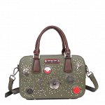 Сумочка кроссбоди с ручками и ремешком через плечо COVENTINA CHARM CROSSBODY BAG