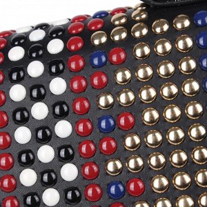 Fenn studded design messenger bag