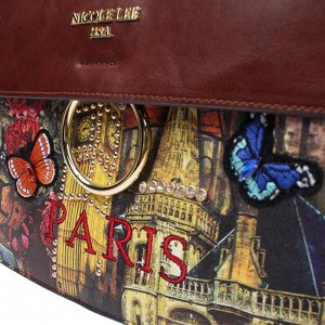 Paris barroquial messenger bag