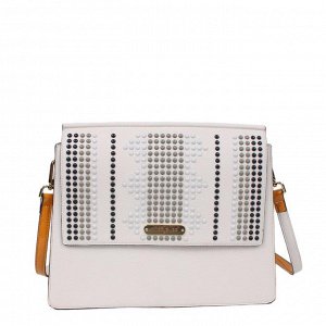 Cora studded messenger bag