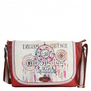 Dorothy dream catcher print messenger bag