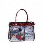 JOANNA LOVES SNOW PRINT MINI BAG