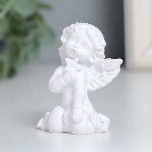 Фигурка полистоун «Белоснежный ангел со звёздочкой», 4.5x3.5x5.5 см, МИКС