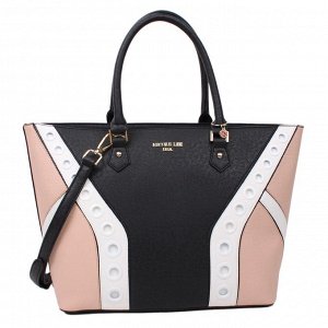 Elodie color-block shopper bag