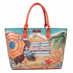"vacation in hawaii" print shopper bag