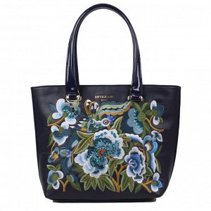 Ibolya floral embroidered shopper bag