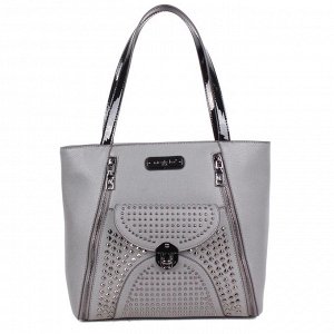 Sanne signature stud flip-lock shopper bag