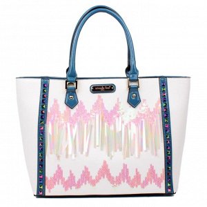 Delilah sequin fringe tote bag