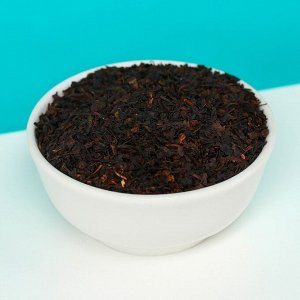 Подарочный набор «8 марта»: чай чёрный со вкусом тропических фруктов 20 г., термостакан 250 мл.