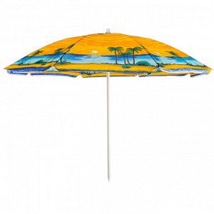 Зонт пляжный складной "ПАЛЬМЫ" h=170см, d=160см НТО1-0020