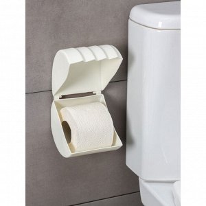 Держатель для туалетной бумаги Regular, 15,5x12,2x13,5 см, цвет белое облако