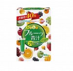 &quot;Yuwa&quot; Концентрат для приготовления безалкогольных напитков &quot;Аодзиру с фруктами&quot; (яблоко, манго)  3гр.*20шт. 1/36