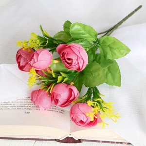 Букет искусственный «Яркие пионы», 28 см, МИКС