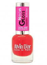 Alvin D`or Лак д/ногтей  ADN-44 Гель Neon Gloss тон 4409 15мл. /12/