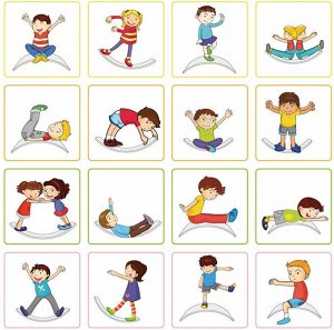 Xiair Kids Рокерборд с принтом (балансборд) для детей - Доски балансировочные для фитнеса