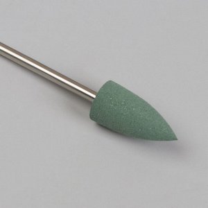 Фреза силиконовая для полировки, средняя, 8 ? 18 мм, цвет зелёный