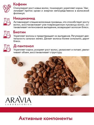 Aravia Шампунь-активатор для роста волос с биотином, кофеином и витаминами Biotin Grow Shampoo, 250 мл. Аравия