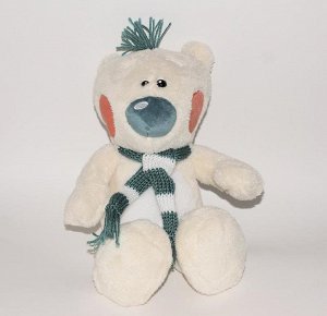 Медвежонок Хеппи с шарфиком средний К369С (1/75) 25см
