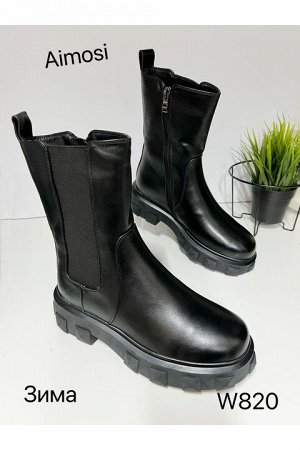 Женские ботинки W820 черные