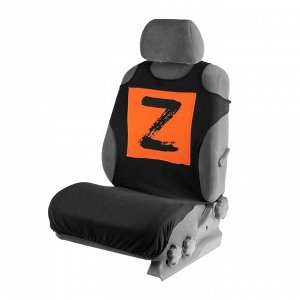 Подогрев сидений, чехол-майка TORSO "Z", оранжевый, набор 2 шт