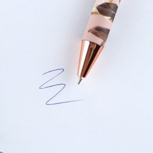 Ручка автоматическая пластик "Учитель №1", синяя паста 0.7 мм