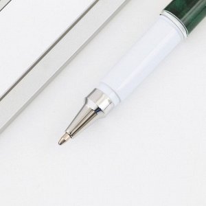 Ручка с колпачком «Золотой учитель» , синяя паста, 1,0 мм