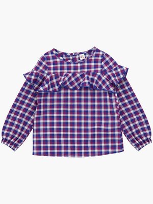 Блузка (98-116) UD 4952-1(2) сирень клетка