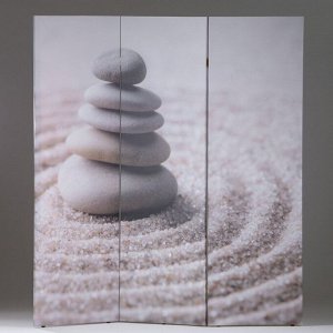 Ширма "Камни на песке", 150 х 160 см