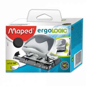 Дырокол MAPED (Франция) "Ergologic", средний, на 20 листов,