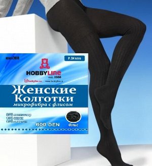 Колготки женские микрофибра с флисом 600 den