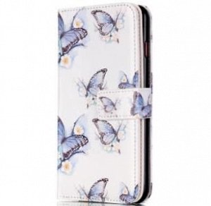 Бабочки. Чехол книжка с рисунком на телефон Iphone