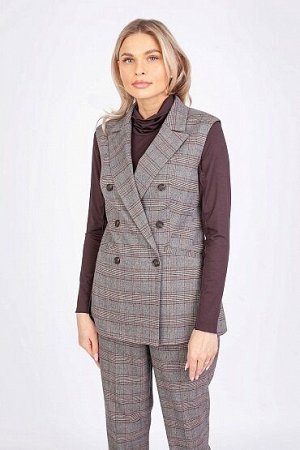 Жилет в клетку
