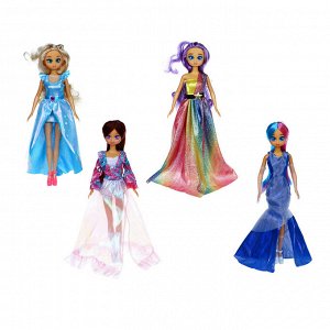 ИГРОЛЕНД Кукла Fashion doll, 29см, PVC, полиэстер, 20х31х5см, 8 диз.