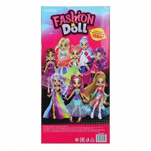 ИГРОЛЕНД Кукла Fashion doll, 29см, PVC, полиэстер, 20х31х5см, 8 диз.