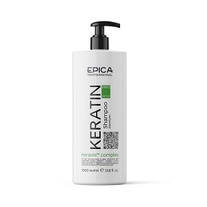 Шампунь профессионал для восстановления волос с кератином Epica Professional Keratin PRO 1000 мл Эпика