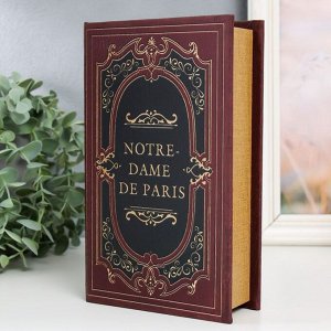 Сейф-книга дерево кожзам ""Notre-Dame De Paris"" 21х13х5 см