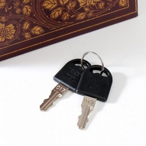 Сейф-книга дерево кожзам "Тысяча и одна ночь" 21х13х5 см