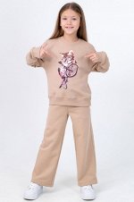 Комплект для девочки (свитшот и брюки) арт.SS6031