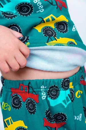 Пижама из футера двунитки с начесом для мальчика