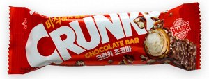 LOTTE CRUNKY CHOCO BAR хрустящий батончик с рисовыми хлопьями, 30 гр.