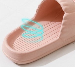 Тапочки резиновые легкие не скользящие, розовый