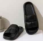 Тапочки резиновые легкие не скользящие, черный