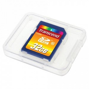 Карта памяти SDHC 32GB TRANSCEND, 10 Мб/сек (class 10), TS32