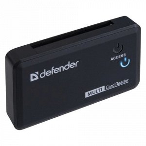 Картридер DEFENDER OPTIMUS USB 2.0, порты SD/MMC, TF, M2, MC