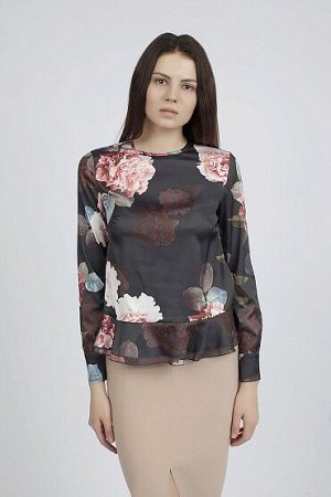 Блуза "Розовые пионы"