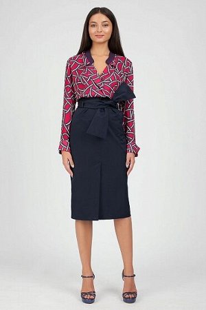 Блуза с принтом в стиле Max Mara
