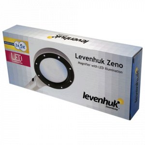 Лупа LEVENHUK Zeno 60, увеличение х2,5/х5, диаметр линз 88/2